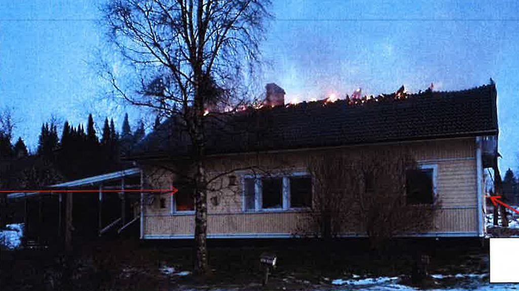 Perheen omakotitalo tuhoutui palossa täysin.