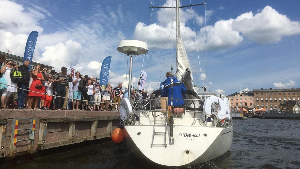 Hjallis Harkimo, purjehdus, purjevene, yksinpurjehdus