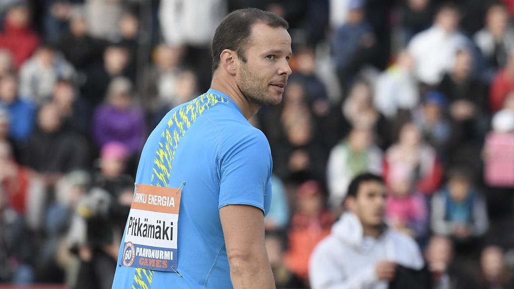 Tero Pitkämäki oli kolmas Kuortaneella.