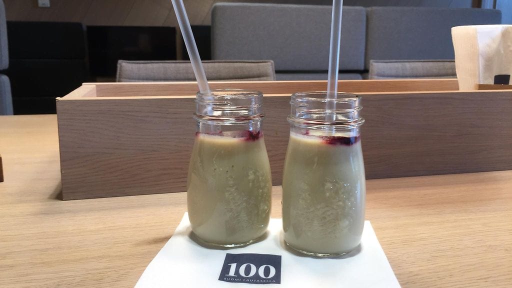 Kokeile herkullista raparperismoothieta.