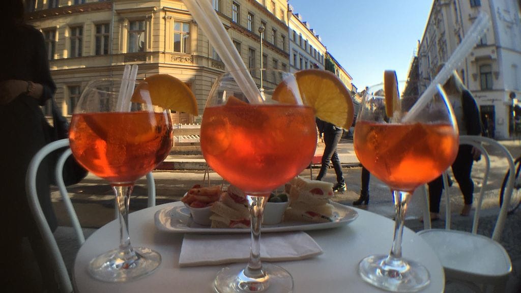 Aperol Spritz on tunnettu cocktail.