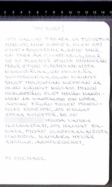 Sarjakuristajan kirje