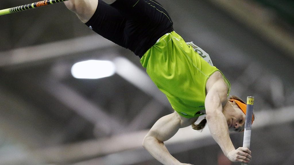 Matti Mononen SM-hallikisoissa vuonna 2016.