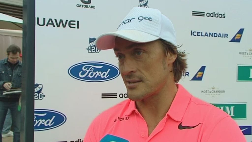 Teemu Selänne Bermuda-turnauksessa.