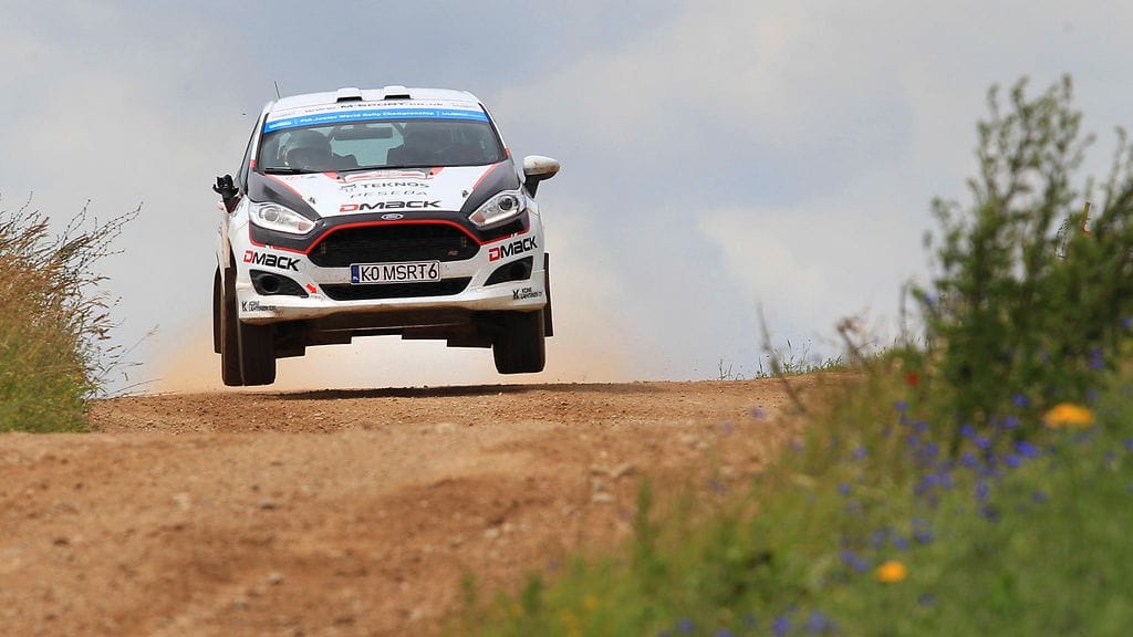 Emil Lindholm sai paljon oppia Puolan MM-rallista. Kuva: Erik van ´t Land.