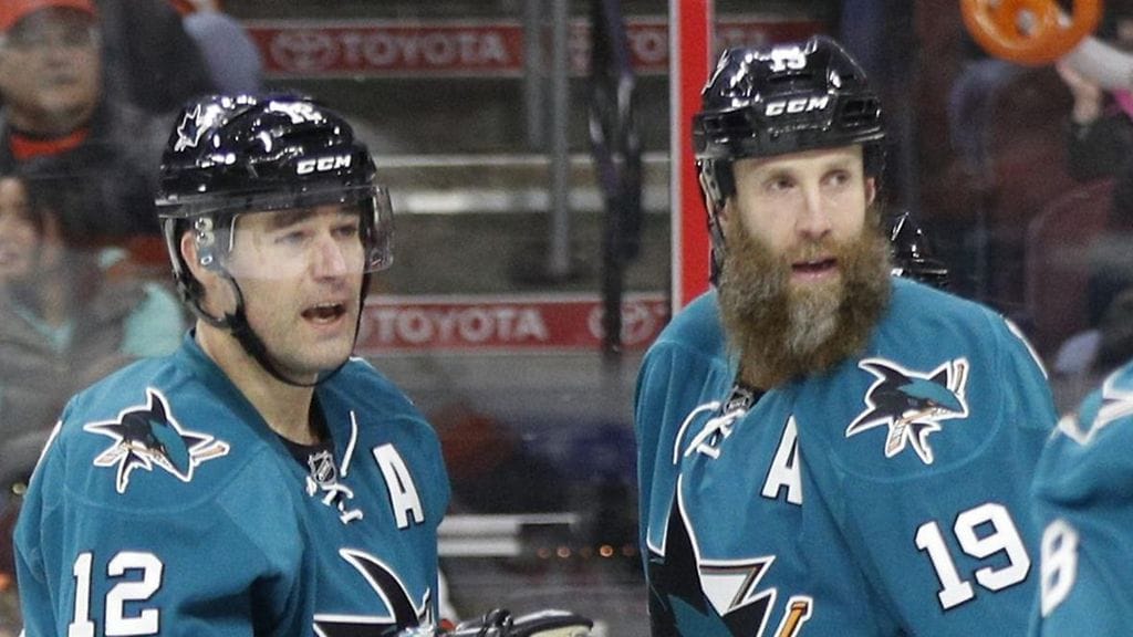 Patrick Marleaun ja Joe Thornton pitkä joukkuekaveruus katkeaa.