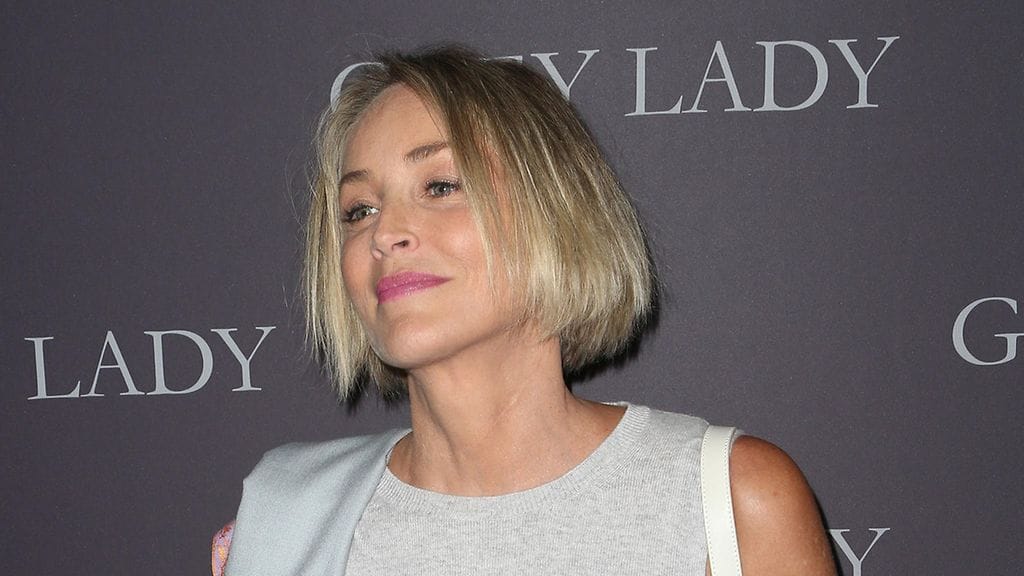 Sharon Stone huhtikuussa 2017.