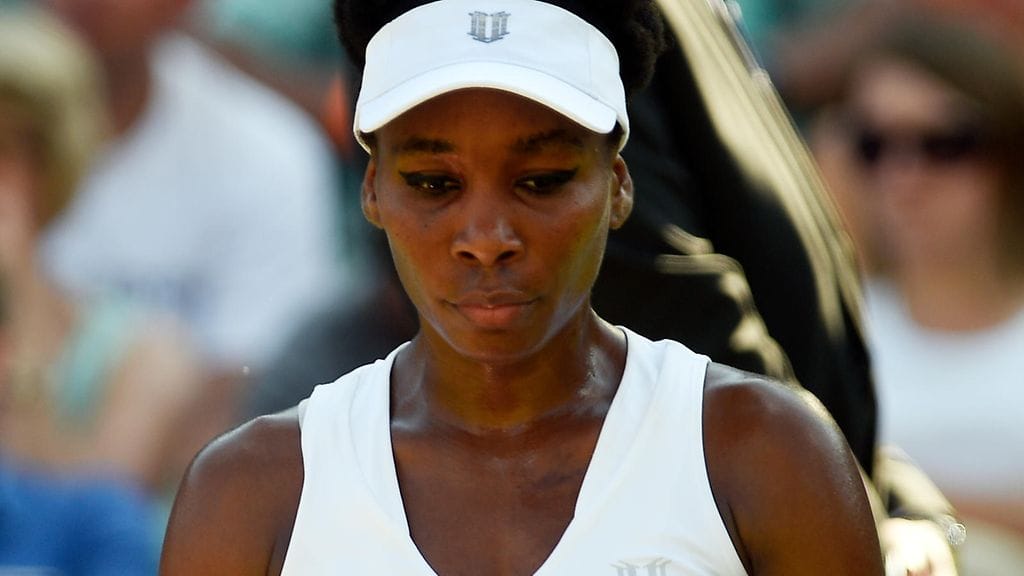 Venus Williams pelaa parhaillaan Wimbledonissa.