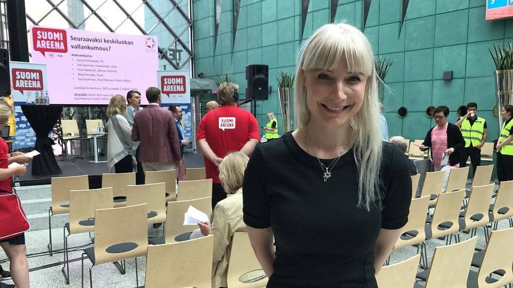 Laura Huhtasaari SuomiAreena 2017