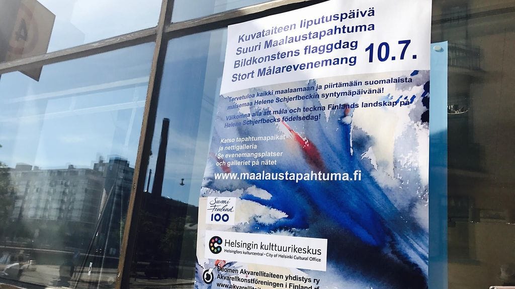 akvarellin maalausta