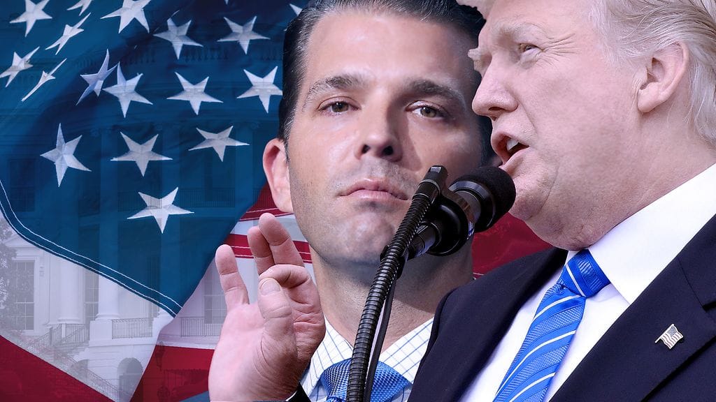 Donald Trump Jr ja presidentti Donald Trump