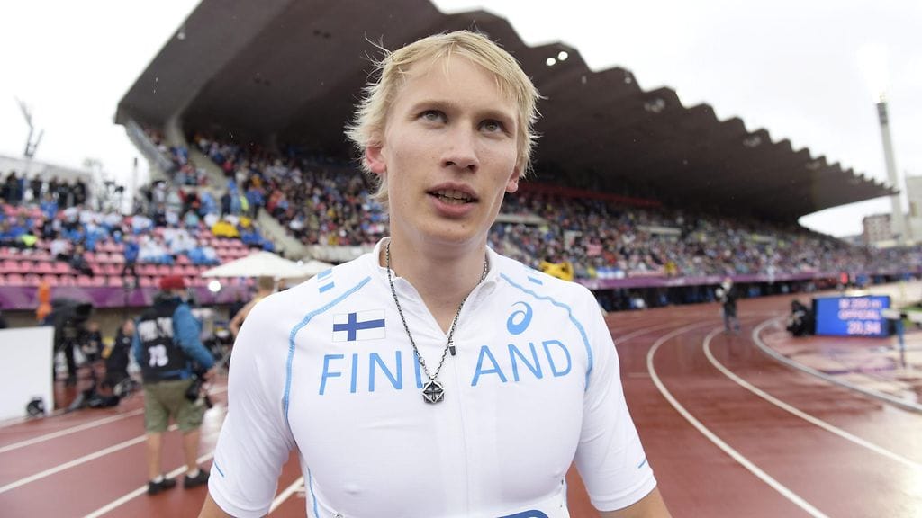 Samuli Samuelsson jäi ennätyksestään vain kaksi sekunnin sadasosaa.