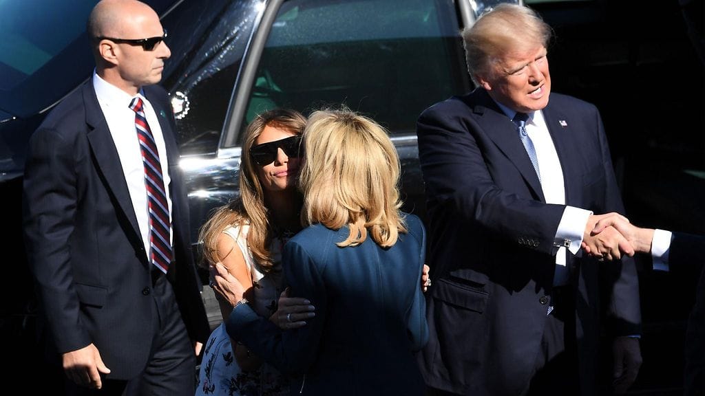 Donald Trump vierailulla Pariisissa 2.