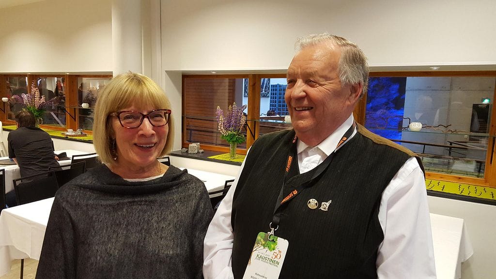 Festivaaliveteraanit Sinikka Järvelä ja Risto Ala-Ikkelä ovat olleet mukana jokaisella festivaalilla 50 kertaa.