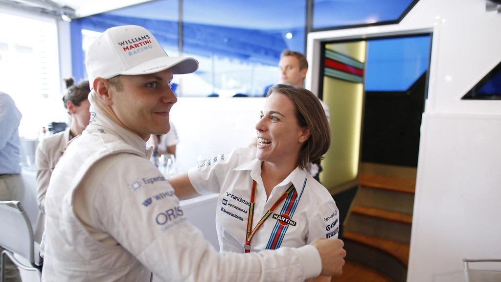 Valtteri Bottas aloitti uransa Williamsilla.