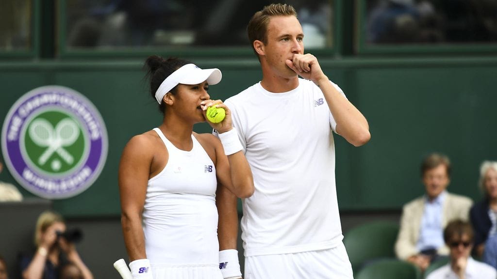 Henri Kontinen ja Heather Watson.