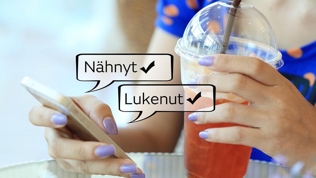 Vaimo esitti todisteeksi miehen vastaamattomuudesta viestisovelluksen lukenut-ilmoituksia. Kuvituskuva.