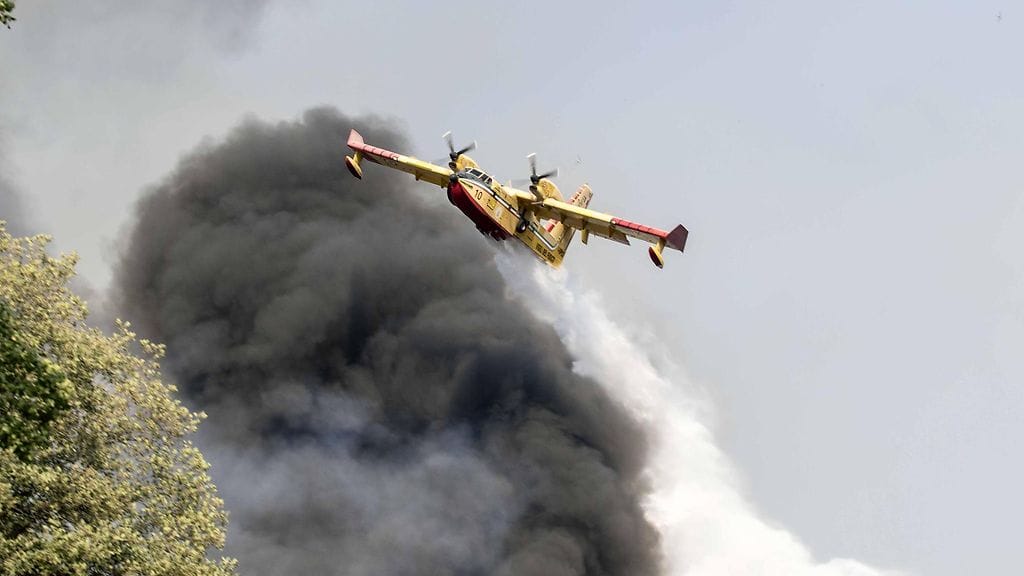 Sammutuslento Calabrian alueella Etelä-Italiassa.