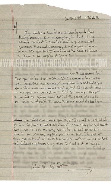 Tupacin kirje Madonnalle 1995 1