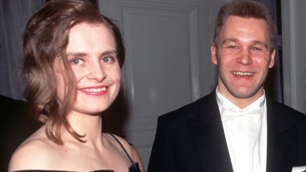 Nenna ja Raimo Summanen Linnan juhlissa 1995