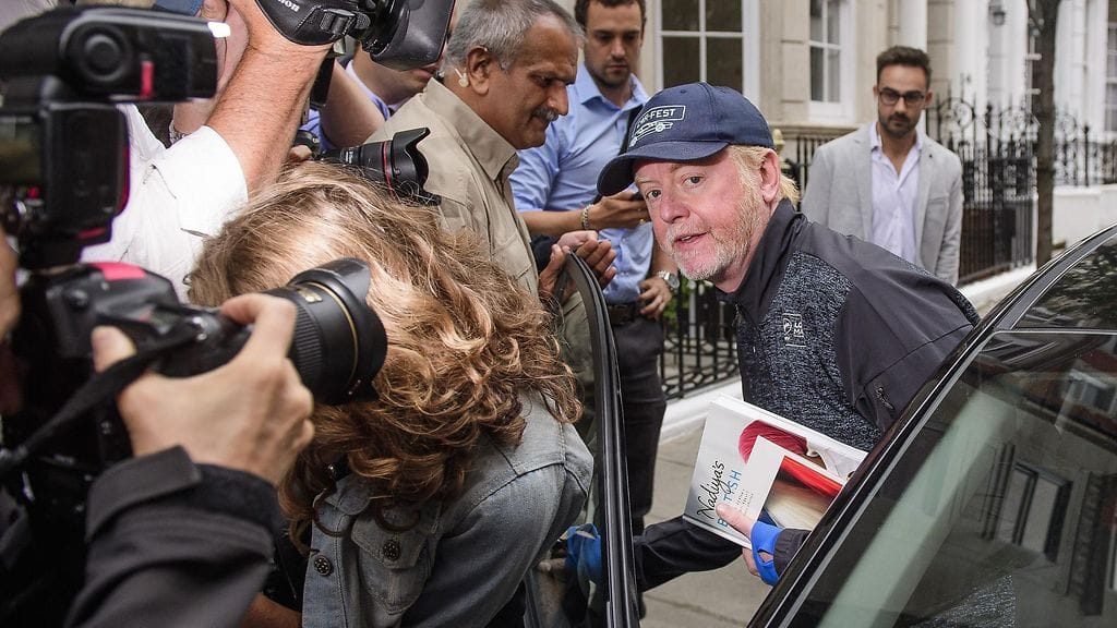 BBC-juontaja Chris Evans Lontoossa 19.7.2017