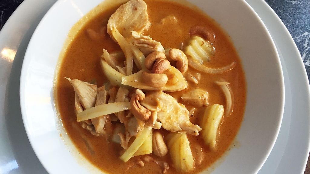Massaman curry on thairuokien parhaimmistoa.