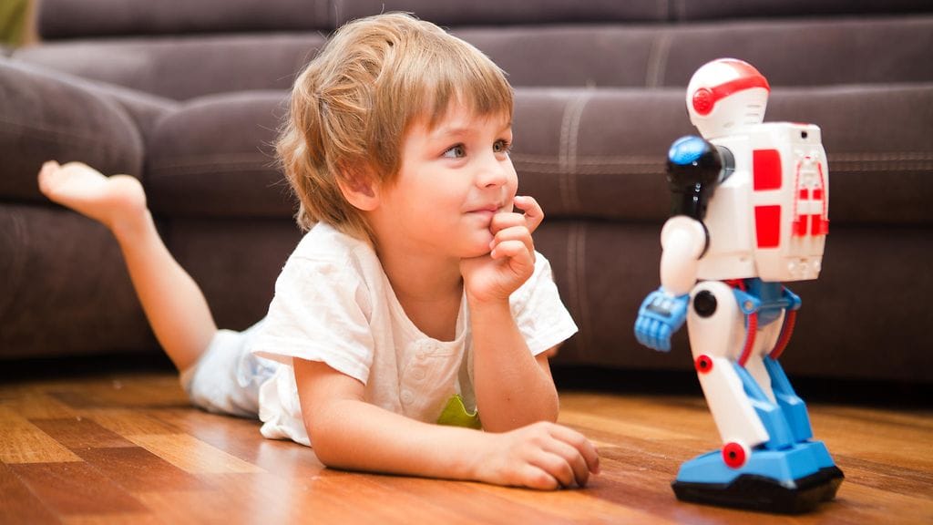 lapsi, robotti