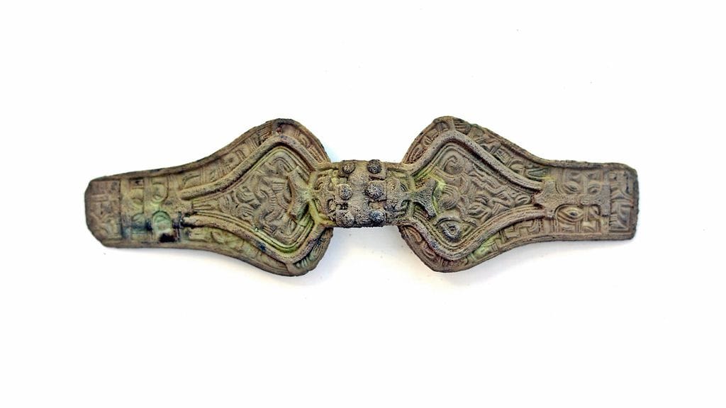 Sastamalasta löytyi solkena toiminut muinaisesine. Kuva: Pirkanmaan maakuntamuseo.