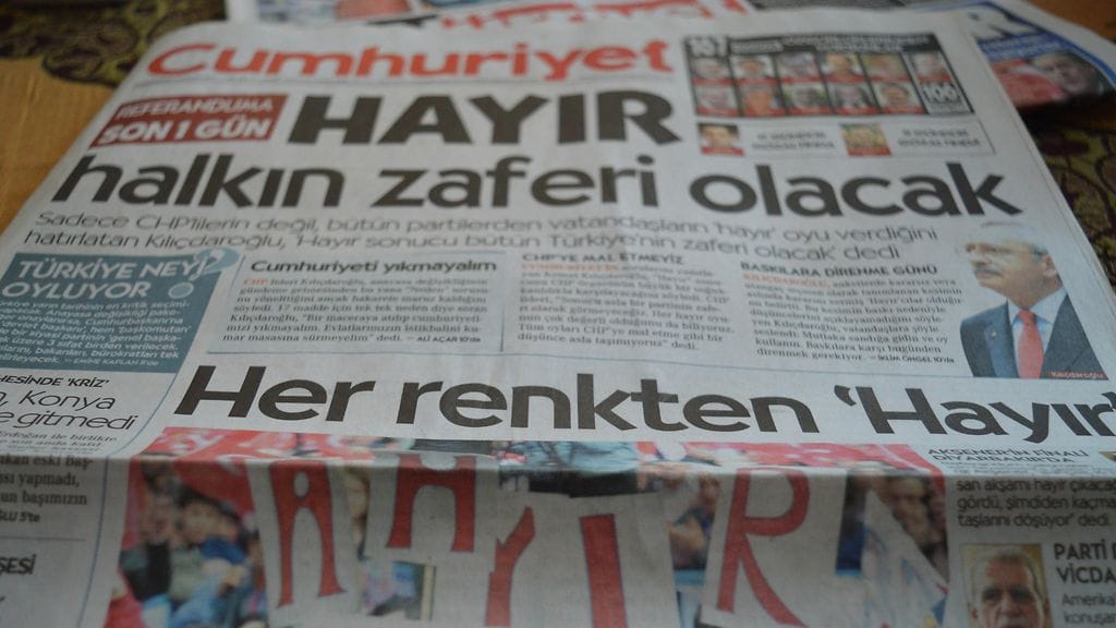 Arkistokuvaa Cumhuriyet-lehdestä.