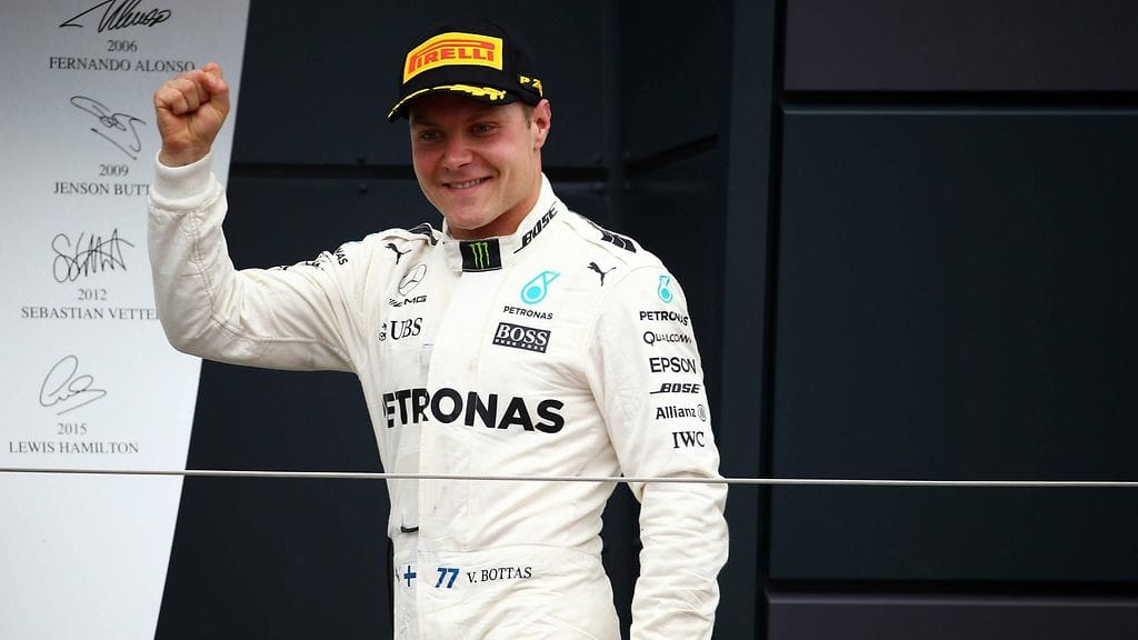 Valtteri Bottas on solminut jatkosopimuksen.