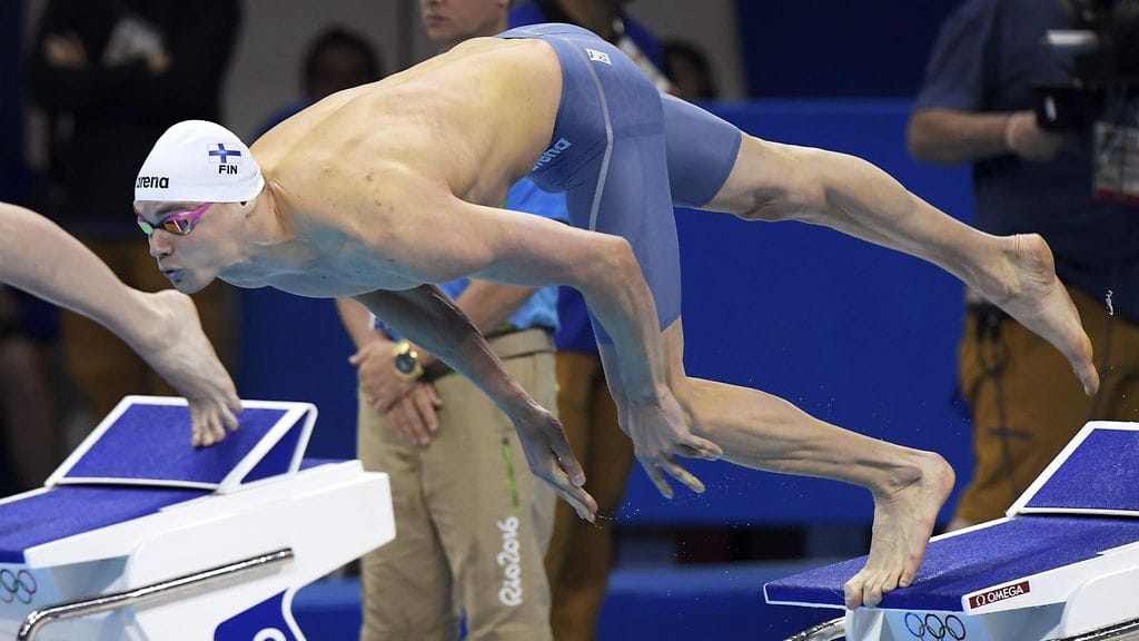 Ari-Pekka Liukkonen Rion olympiauinneissa viime kesänä.