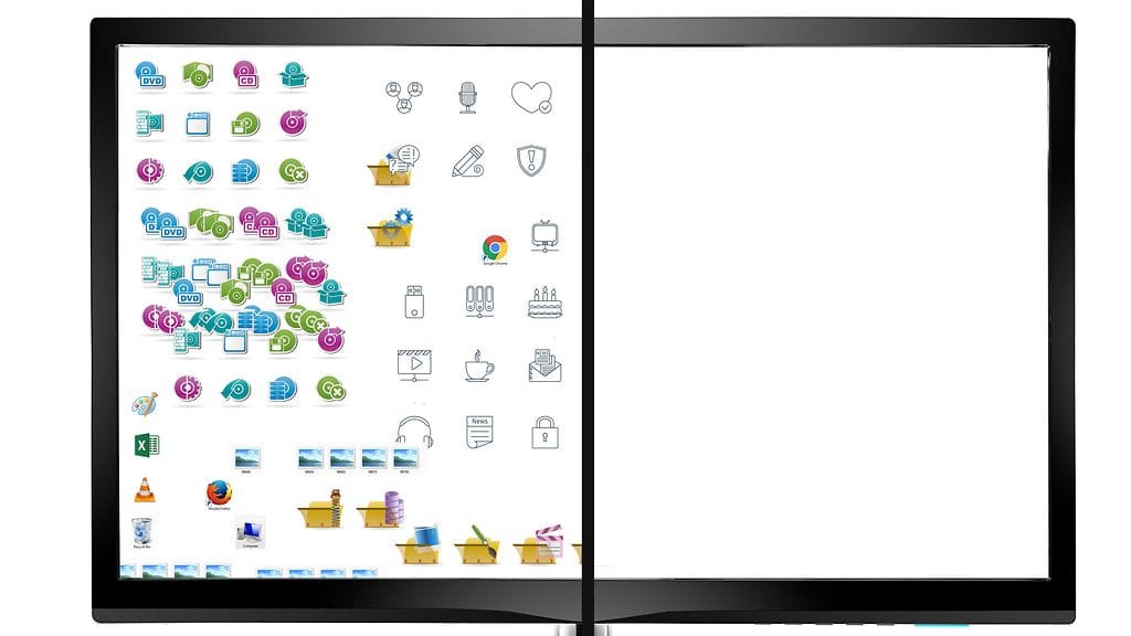 Kumpi puoli muistuttaa sinun työpöytääsi?