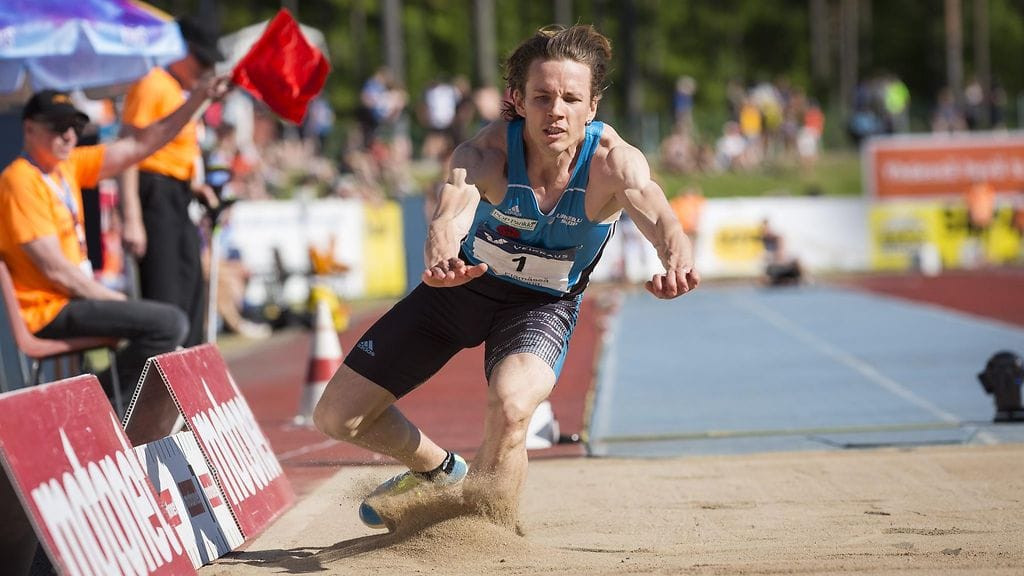 Arttu Pajulahti Lapinlahden Eliittikisoissa heinäkuussa.