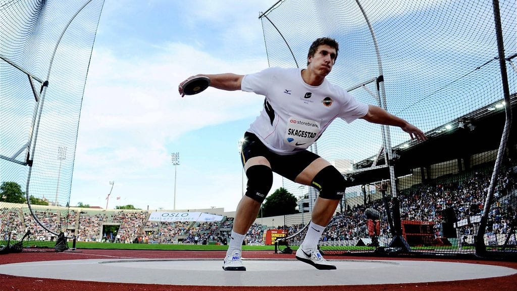 Kiekonheittäjä Sven Martin Skagestad nappasi alle 23-vuotiaiden EM-kultaa.