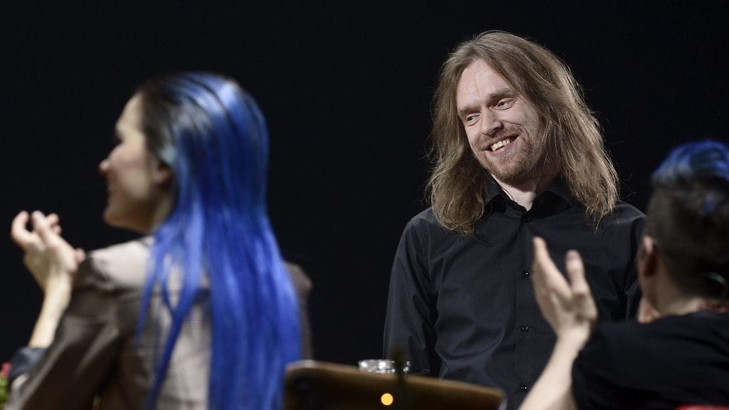 Anssi Kela ja Sanni Vain elämää -konsertissa Helsingissä 12.12.2015