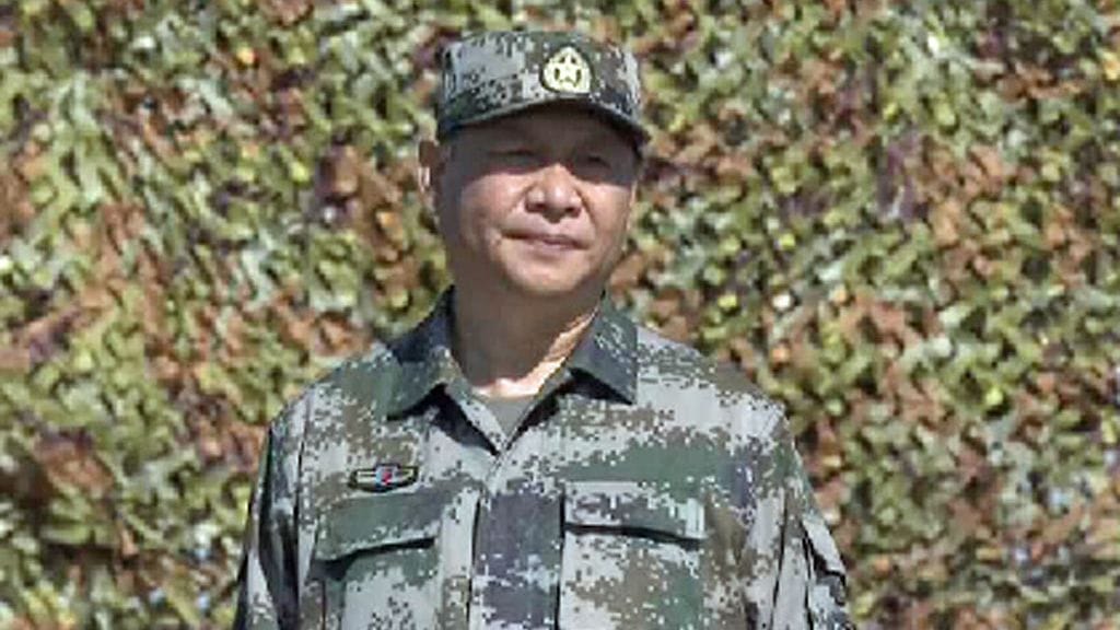Xi Jingpin sotilasparaatissa heinäkuu 2018