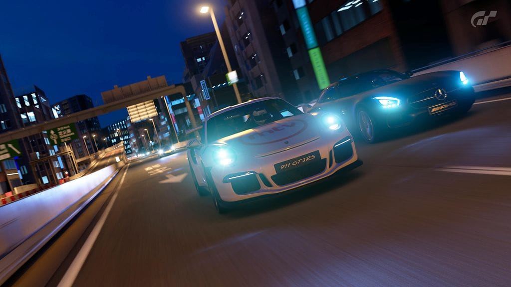 MTV:n logolla varustettu Porsche 911 GT3 RS uudessa Gran Turismo Sportissa.