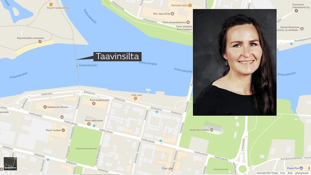 Tanja Ketola auttoi sivullista viime yönä Porin keskusta-alueella, kun tämä löi päänsä maahan. Auttajalta vietiin sillä välin olkalaukku.
