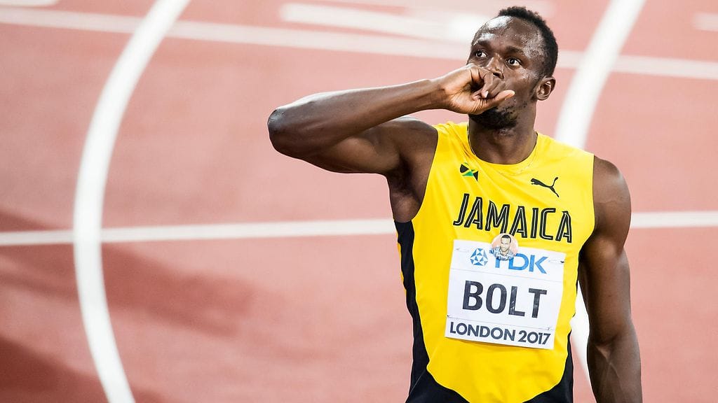 Usain Bolt osallistuu pikaviestin alkueriin.