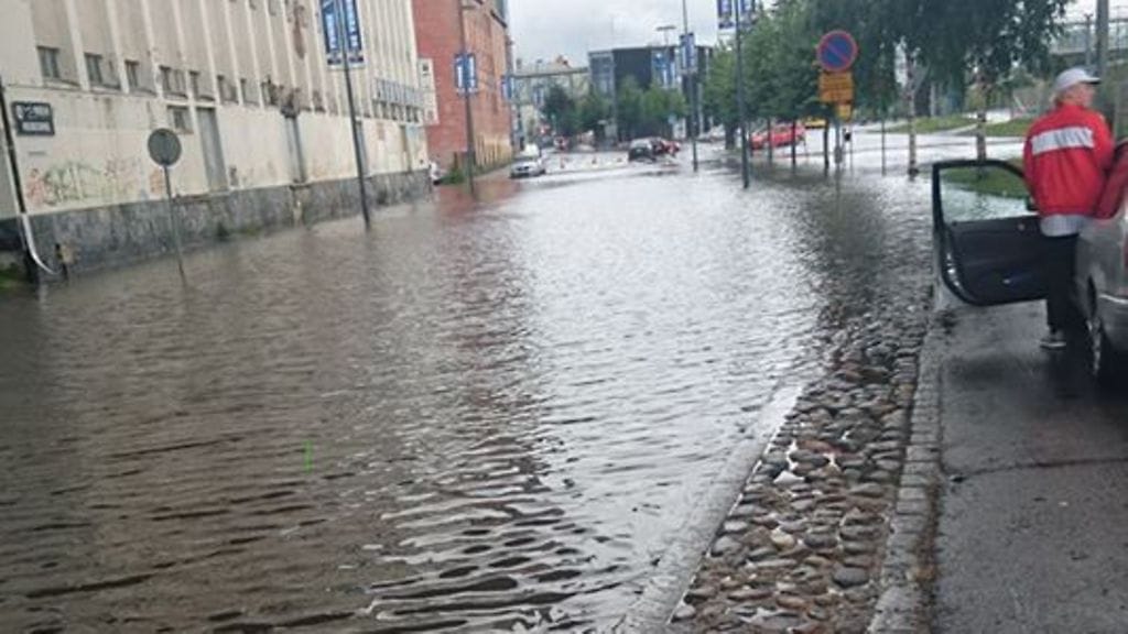 Mikkeli tulva rankkasade