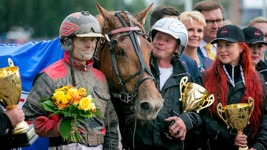 Ilkka Pyysalon valmentama Saaga S on kilpailun ainoa tamma.