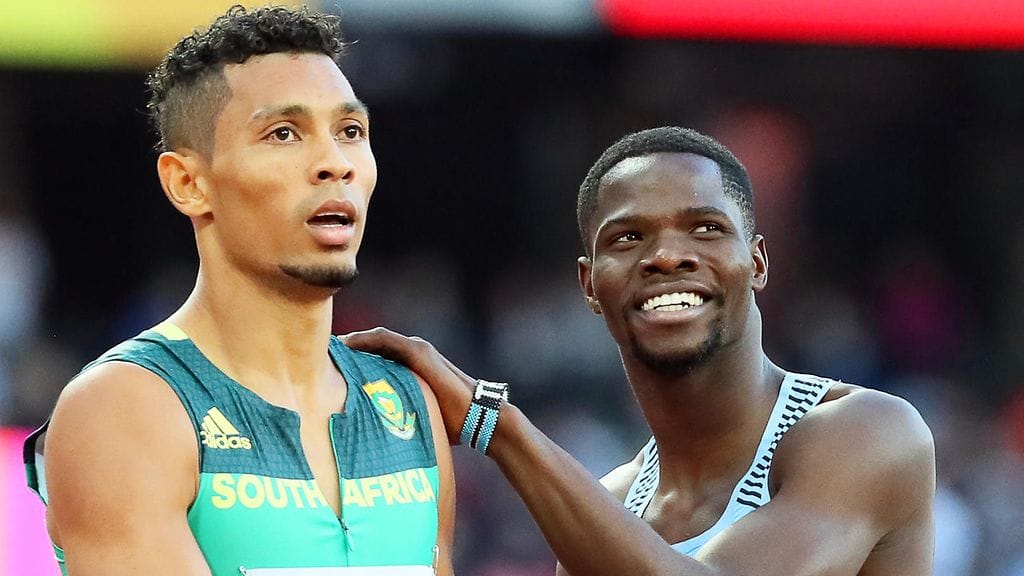 Wayde van Niekerk sai tehdä töitä Baboloki Theben kukistamiseksi välierässä.