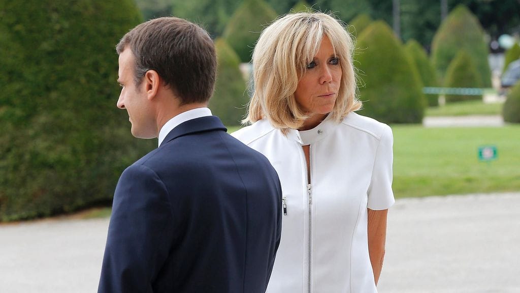 Brigitte ja Emmanuel Macron.