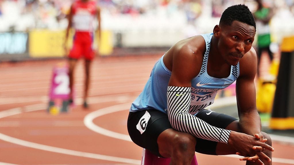 Isaac Makwala on juossut jo MM-finaaliin 400 metrillä.