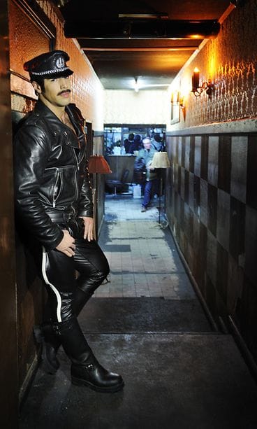 Tom of Finland -elokuvan kuvauksissa.