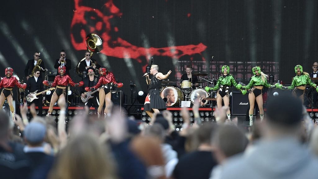 Robbie Williams konsertoi 10.8.2017 Tampereella (2)