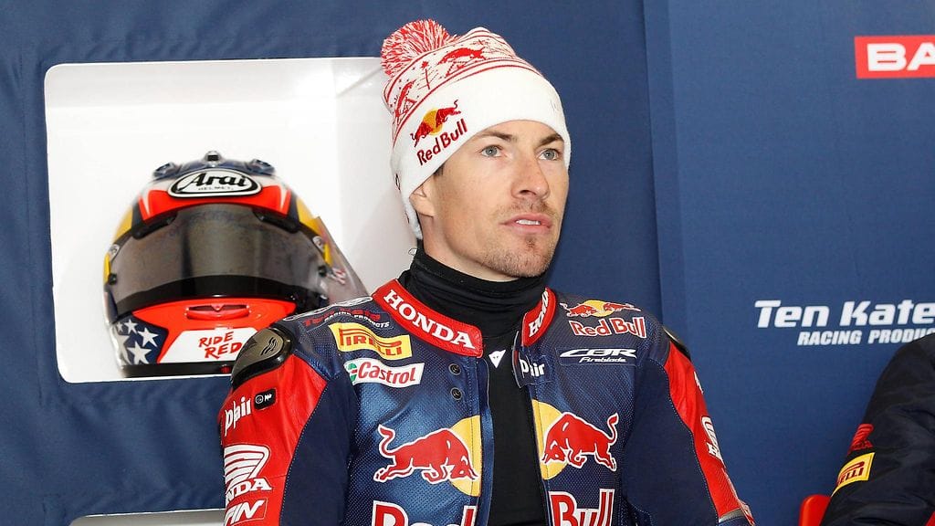 Nicky Hayden viime huhtikuussa.