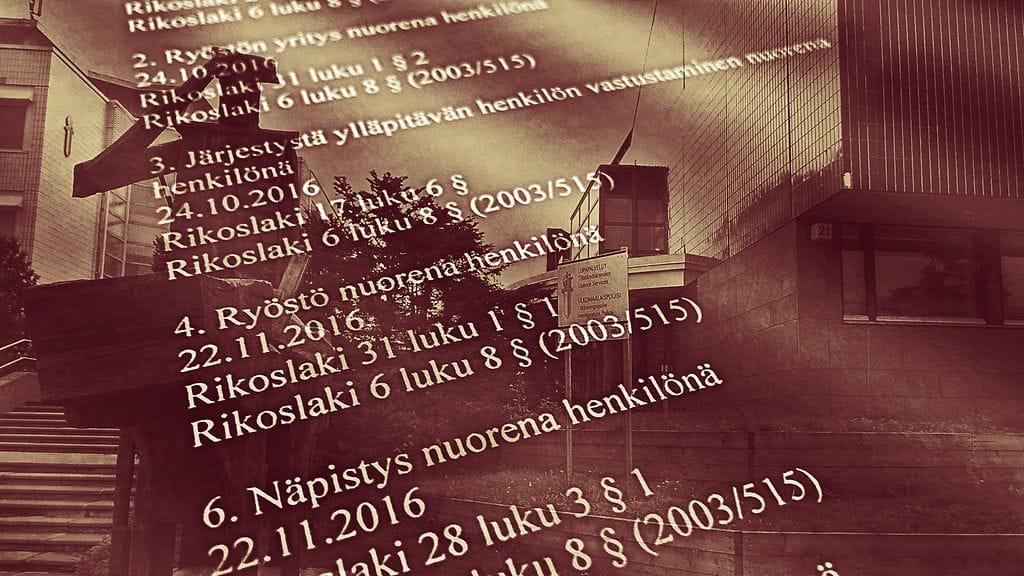 Vantaan käräjäoikeus antoi päätöksen viime vuoden loppupuolella tapahtuneisiin rikoksiin nyt kesällä.