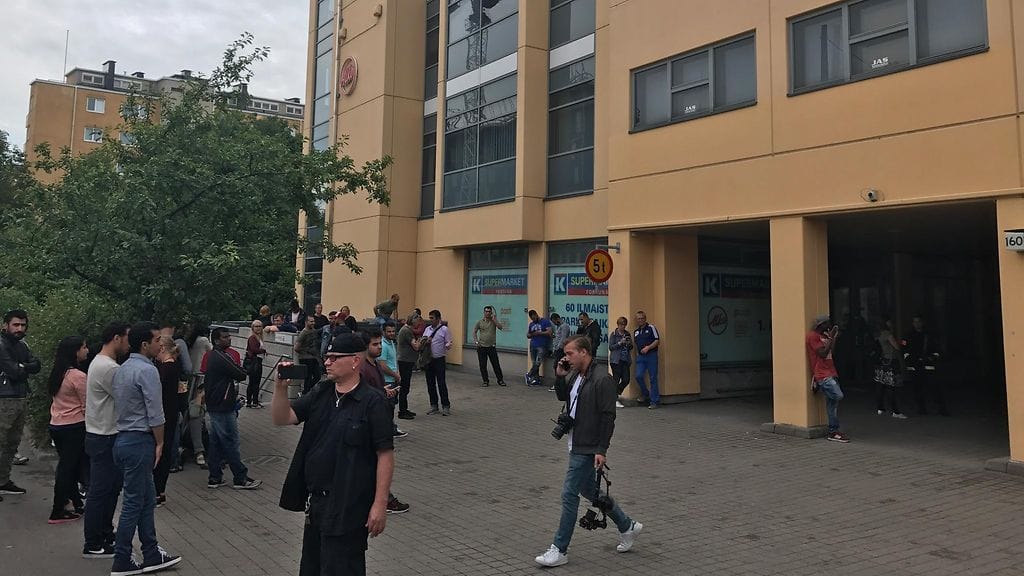 Helsingin Ruskeasuolla sijaitsevassa rakennuksessa järjestetään maahanmuuttajille kotouttamiskoulutusta.