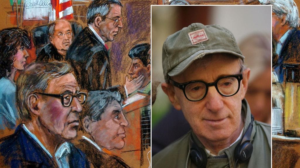 Woody Allen oikeussalipiirros
